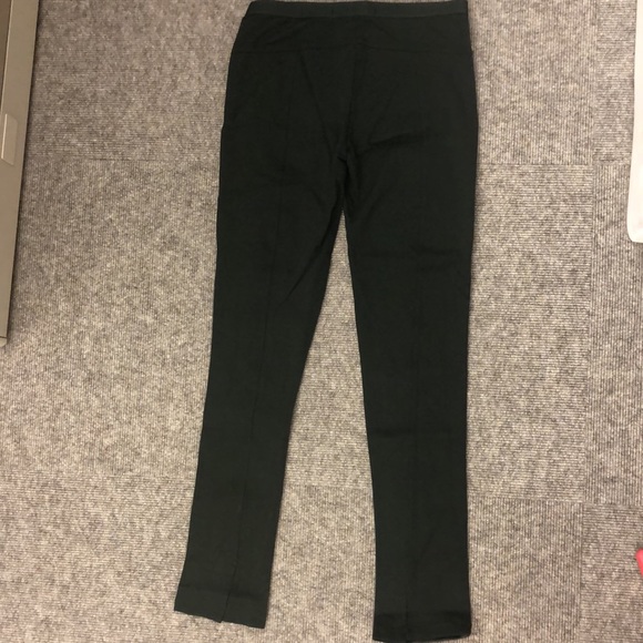 MILK fabulous forest green leggings with faux leather detail - Picture 6 of 6